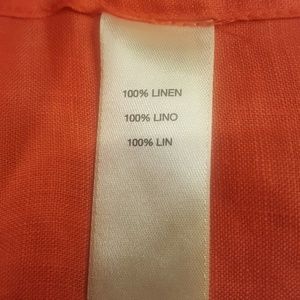 Chico's Tops - Chico's 3/4 Sleeve Linen Blouse Chico's Tops - Chico's 3/4 Sleeve Linen Blouse